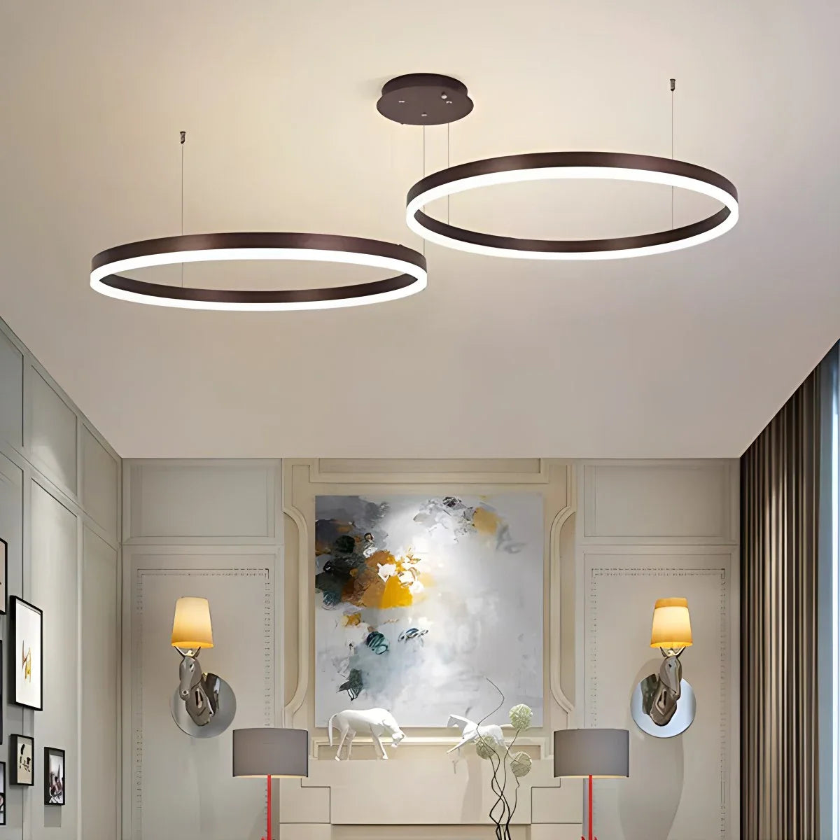 Feyran Modern Wireless Ring Chandelier Ceiling Lamp