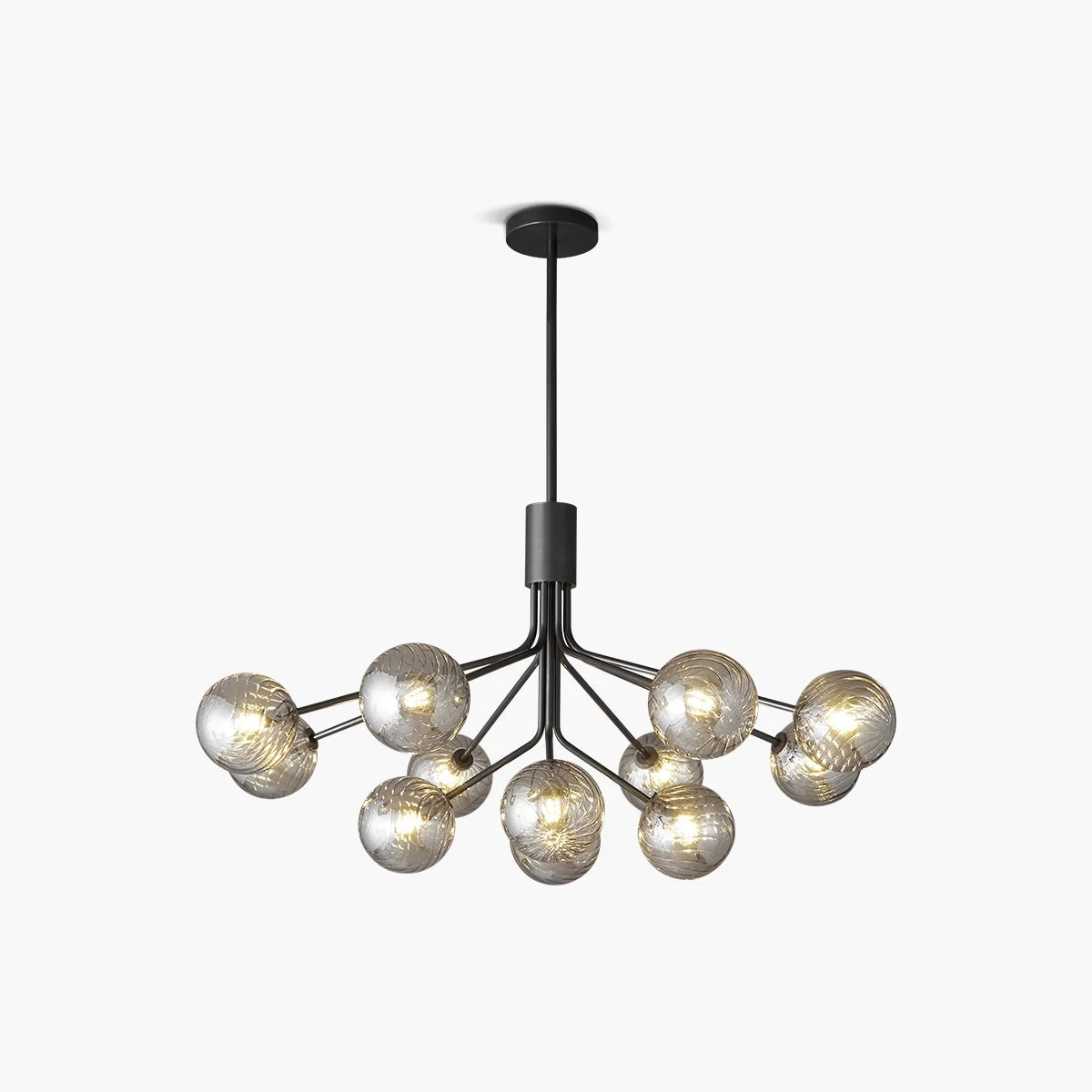 Feyran All Copper Magic Bean Glass Chandelier