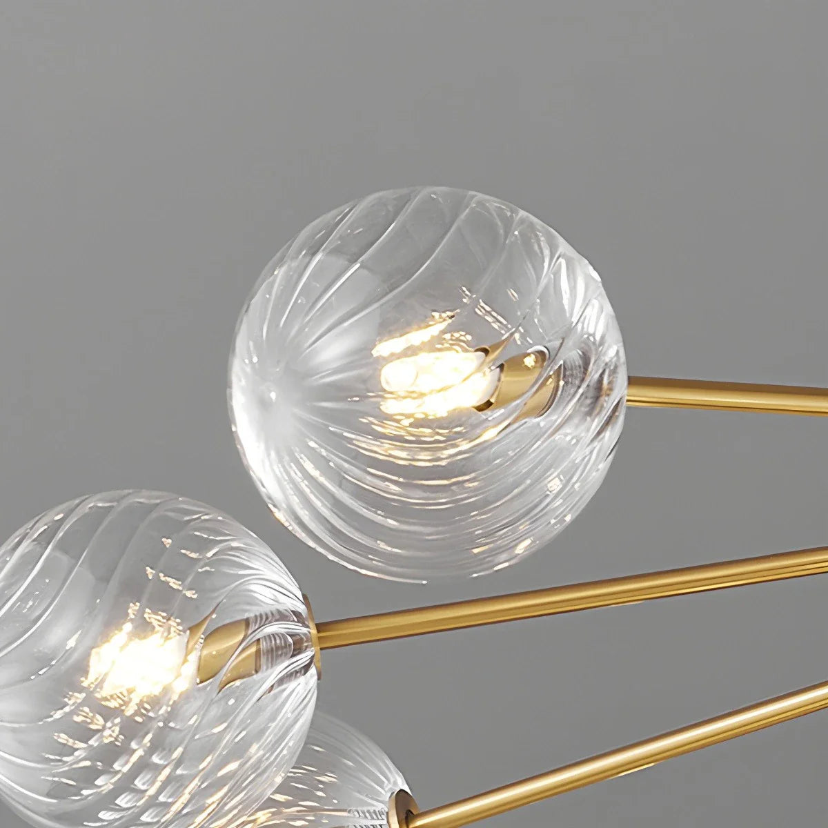 Feyran All Copper Magic Bean Glass Chandelier
