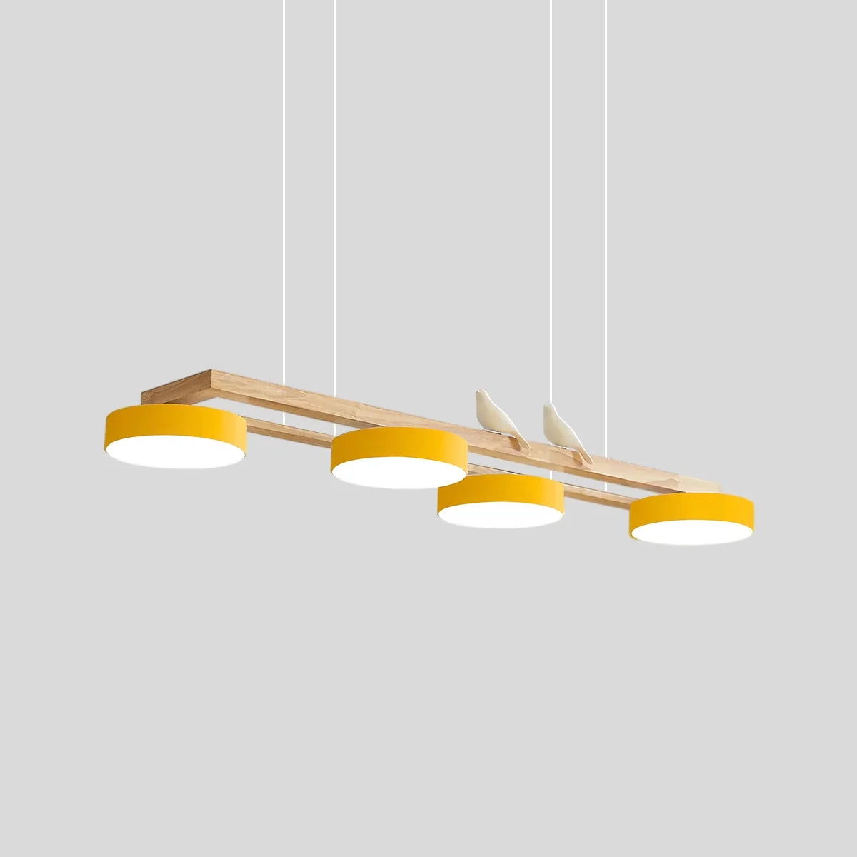 Feyran Sienna Bird Long Chandelier for Dining Room