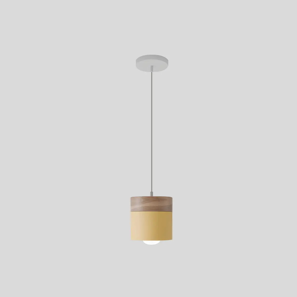 Feyran Laetus Modern Wood Accent Pendant Light
