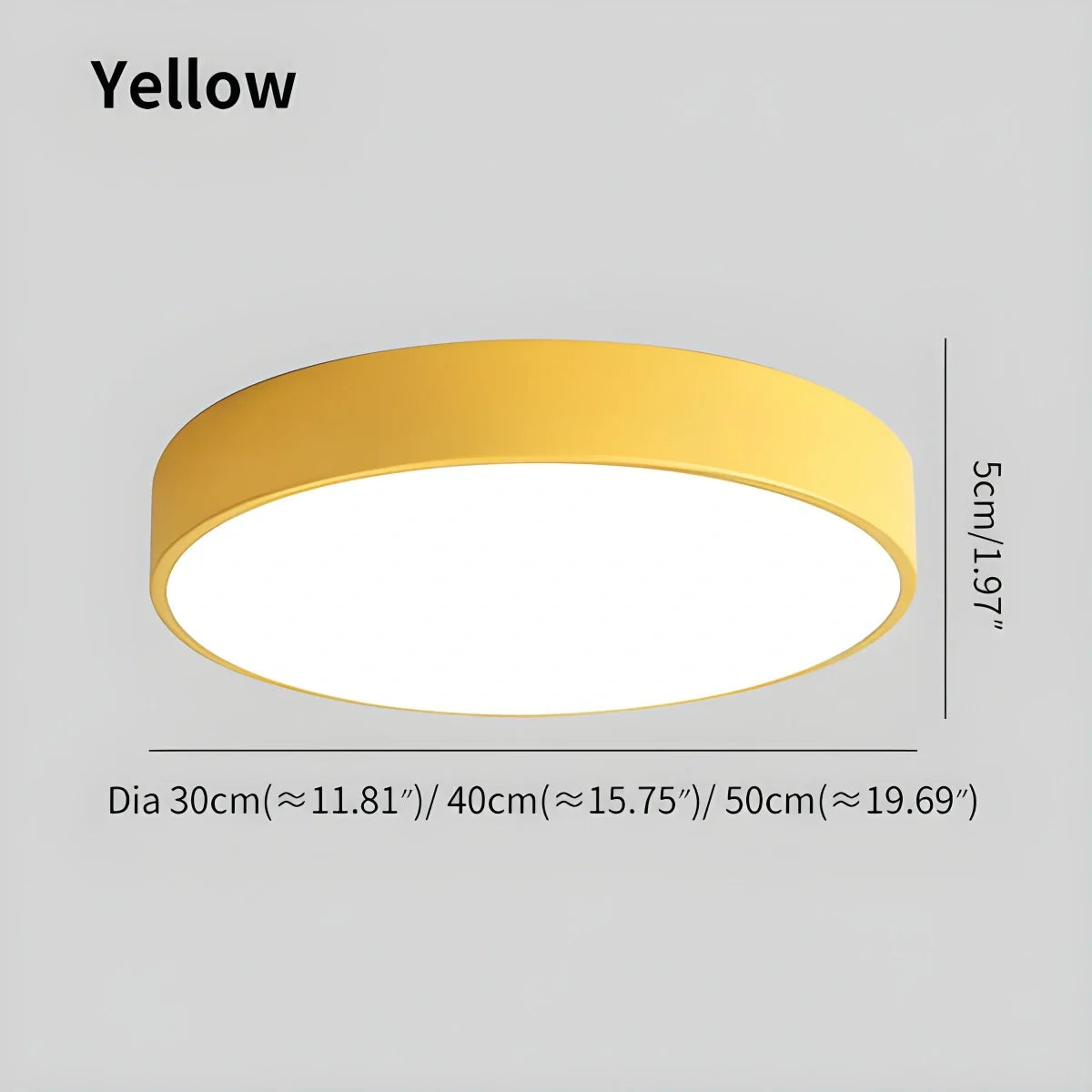 Feyran LED Minimalist Circular Macaron Ceiling Light