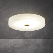 Alabaster Flush Mounted Round Led Chandelier chandeliers for dining room,chandeliers for stairways,chandeliers for foyer,chandeliers for bedrooms,chandeliers for kitchen,chandeliers for living room Rbrights 50CM