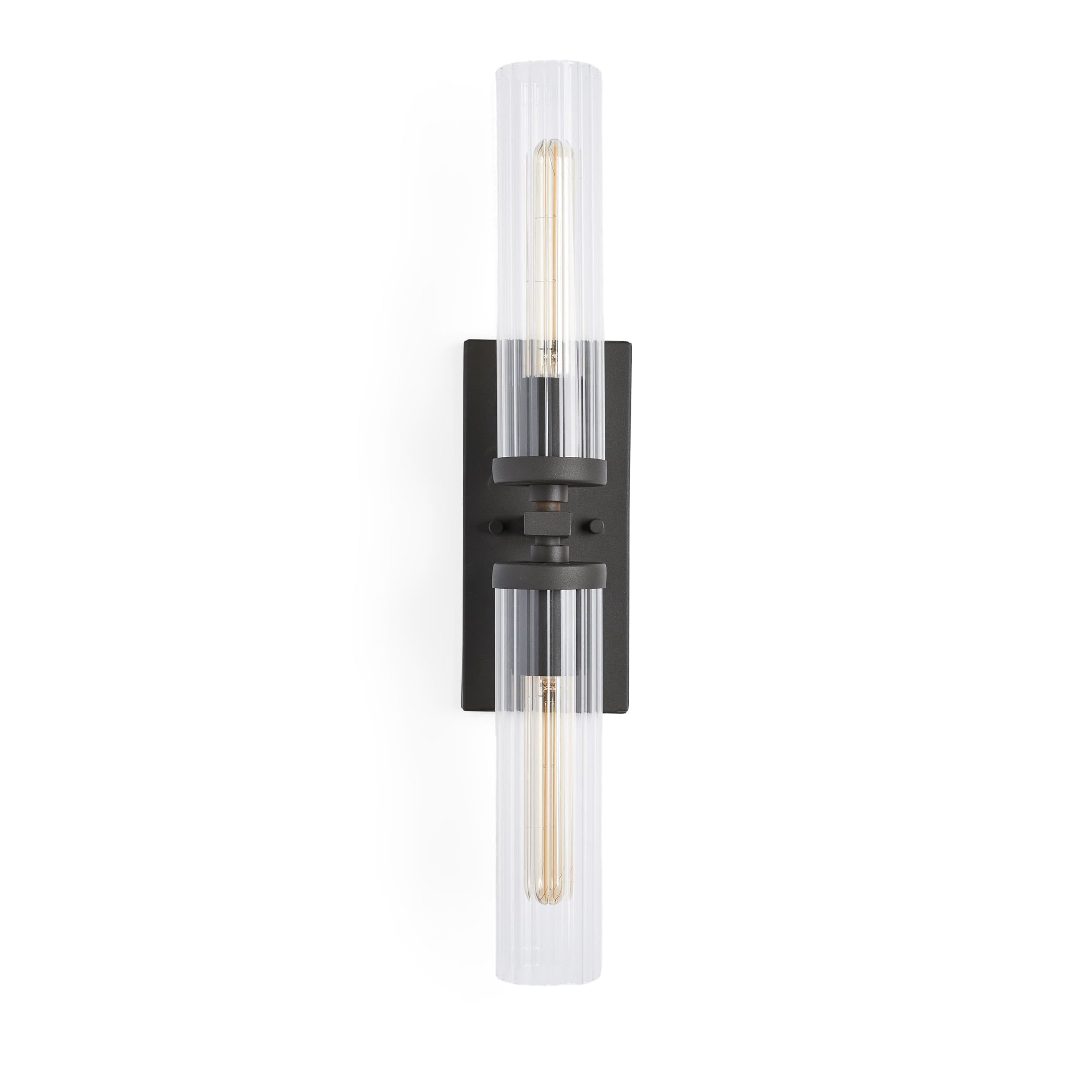 Andreas Glass Modern Wall Lamp 2 Light