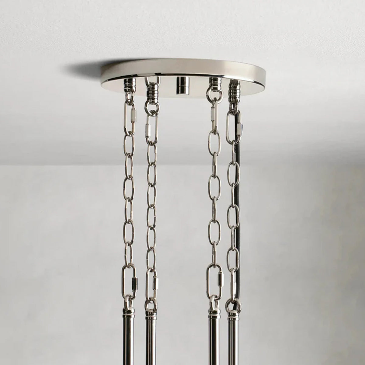 Andreas Round Glass Chandelier 30"W 40"W-Chandelier-Feyran-Black-10 Light-Feyran