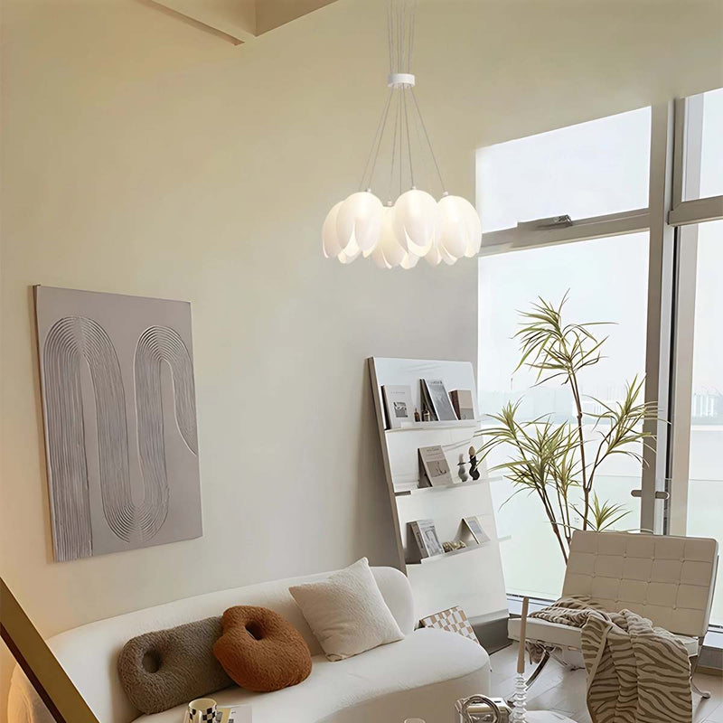 Feyran French Tulip Flower & Ball Chandelier