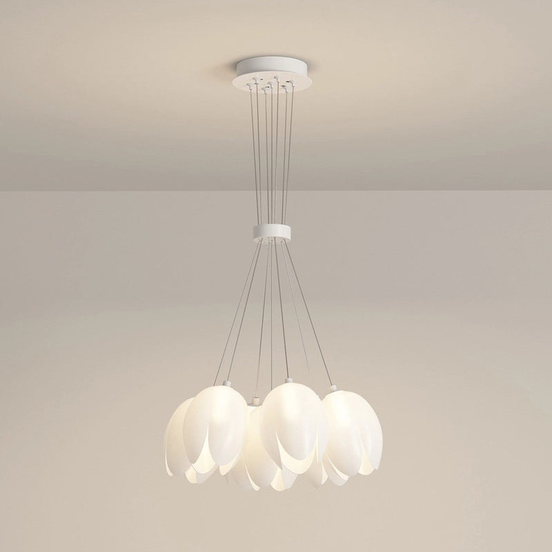 Feyran French Tulip Flower & Ball Chandelier