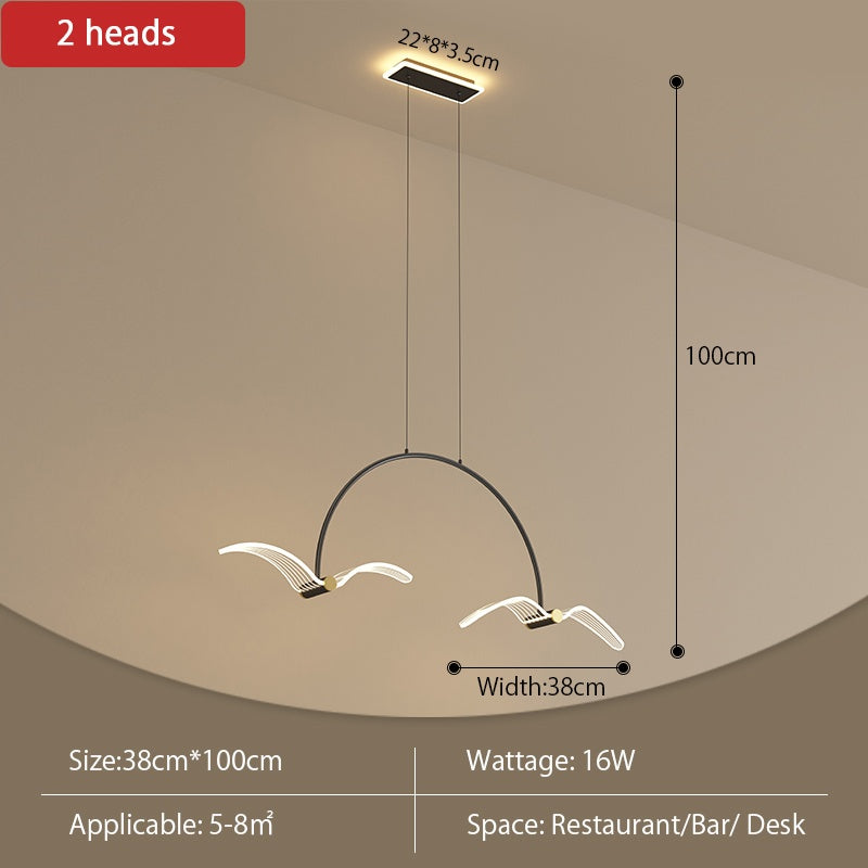 Feyran Modern Simple Seagull Pendant Light for Dining Area