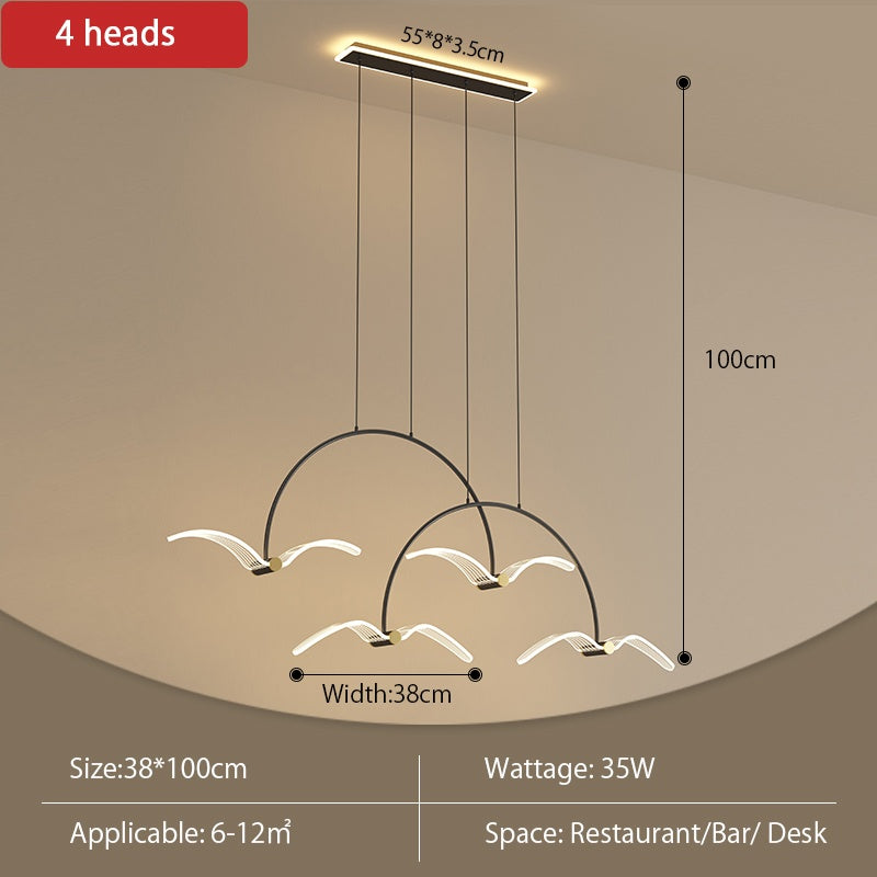 Feyran Modern Simple Seagull Pendant Light for Dining Area