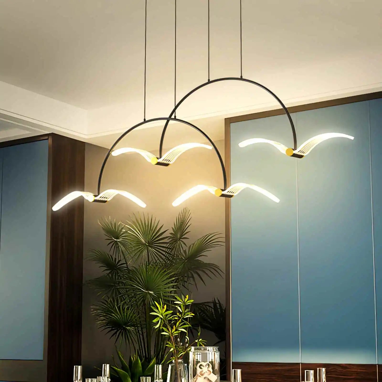 Feyran Modern Simple Seagull Pendant Light for Dining Area