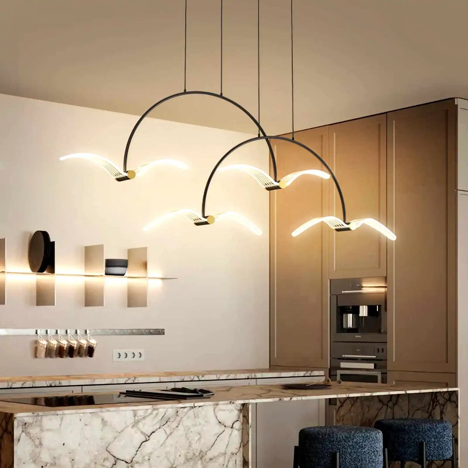 Feyran Modern Simple Seagull Pendant Light for Dining Area