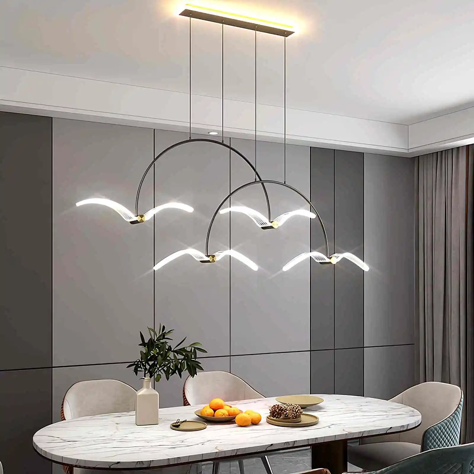 Feyran Modern Simple Seagull Pendant Light for Dining Area