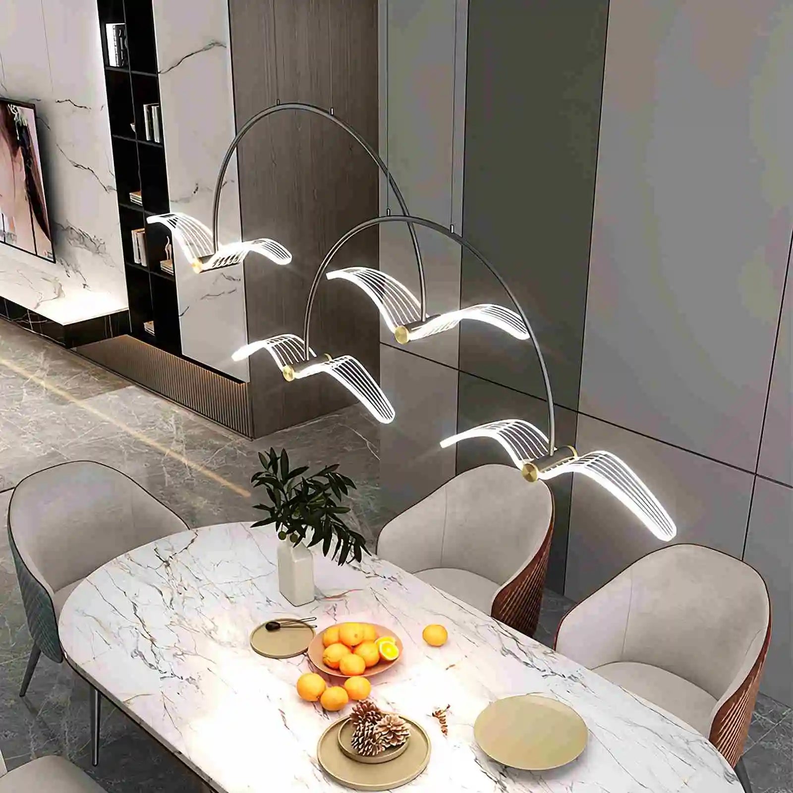 Feyran Modern Simple Seagull Pendant Light for Dining Area