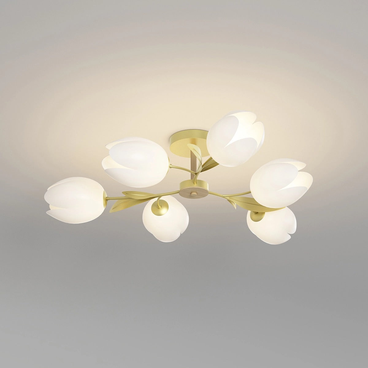 Feyran Magnolia Bud Living Room Chandelier
