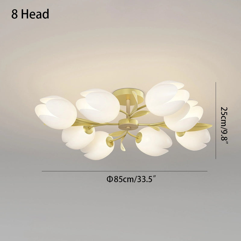 Feyran Magnolia Bud Living Room Chandelier