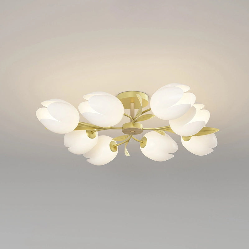 Feyran Magnolia Bud Living Room Chandelier