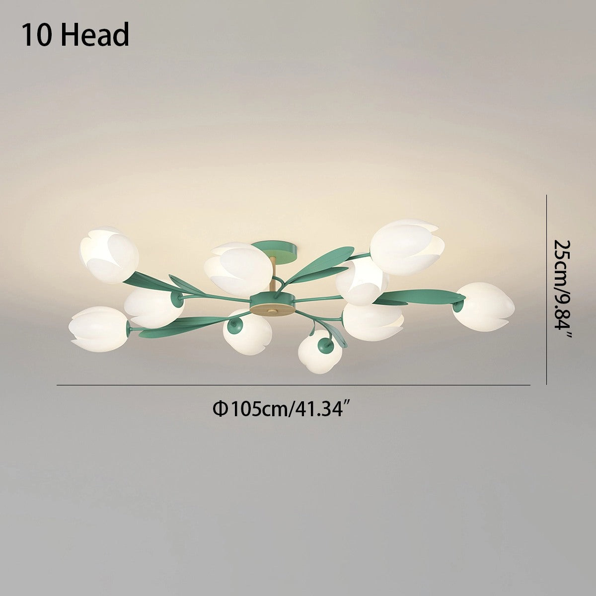 Feyran Magnolia Bud Living Room Chandelier