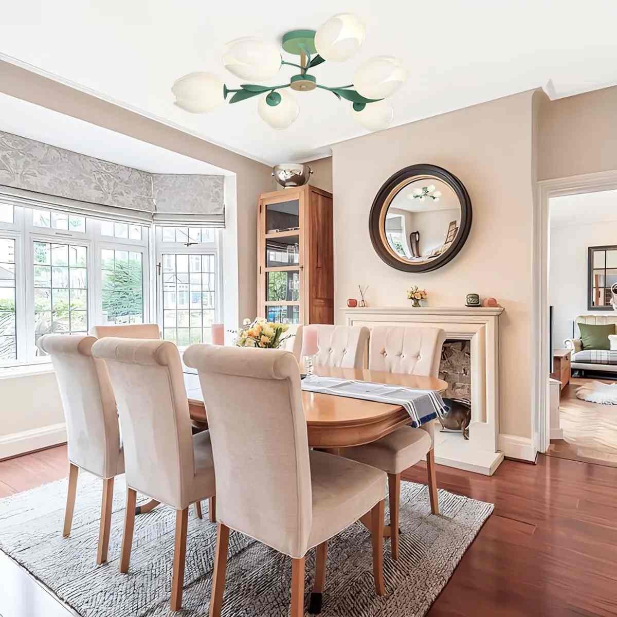 Feyran Magnolia Bud Living Room Chandelier