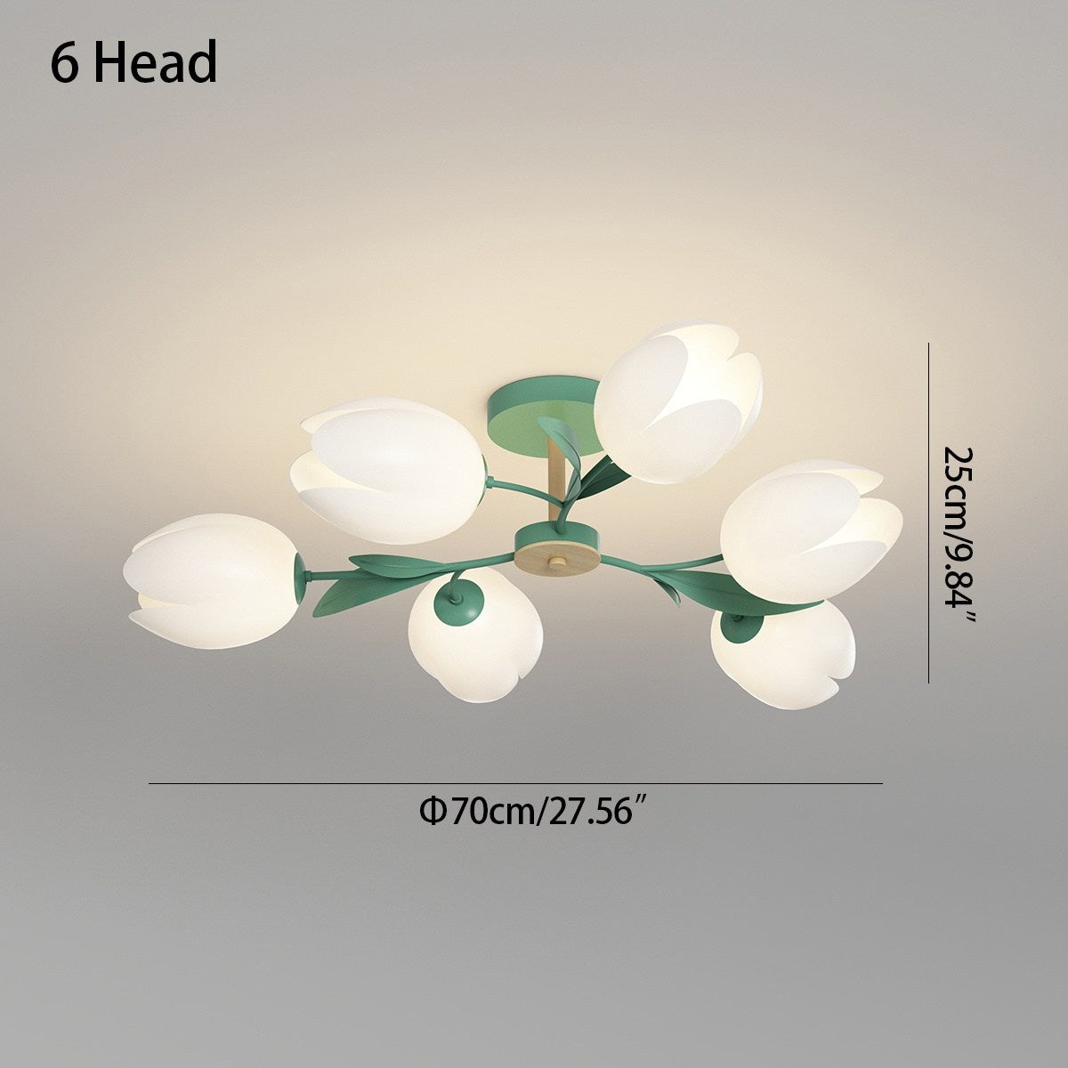 Feyran Magnolia Bud Living Room Chandelier