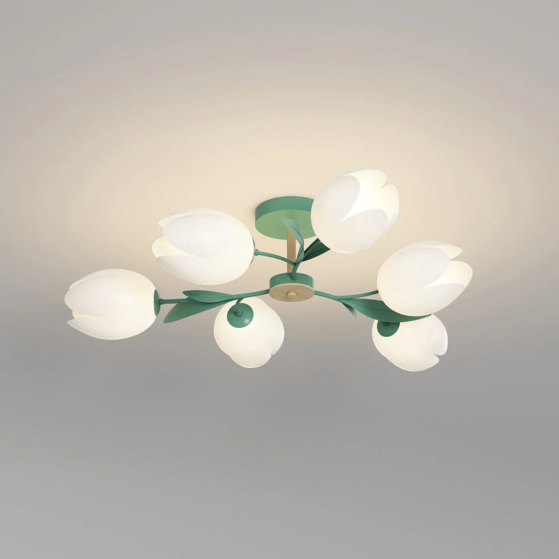 Feyran Magnolia Bud Living Room Chandelier