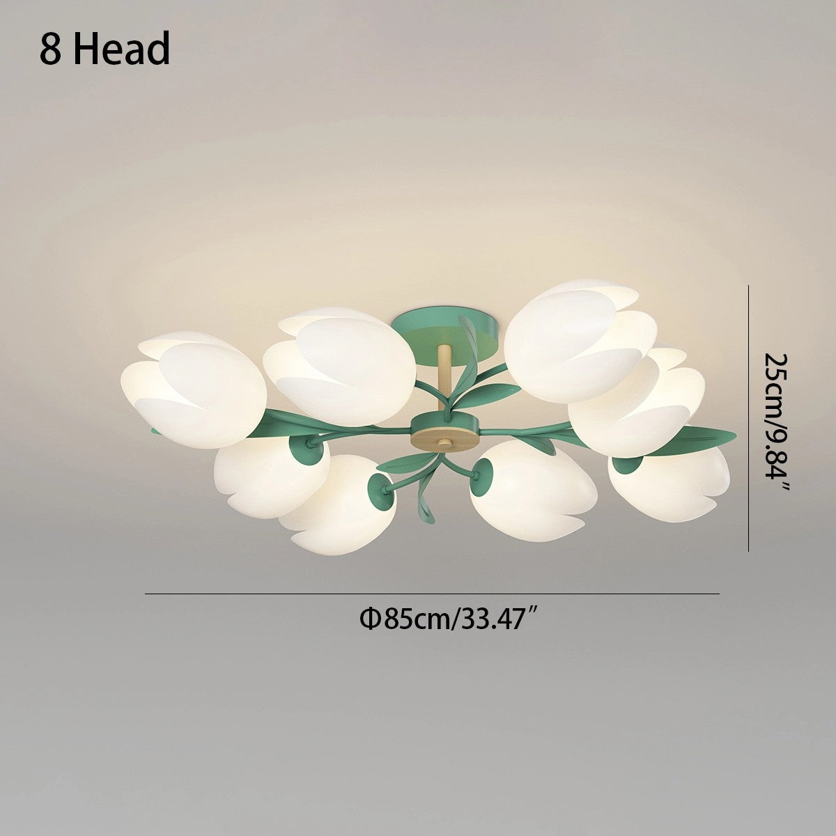 Feyran Magnolia Bud Living Room Chandelier