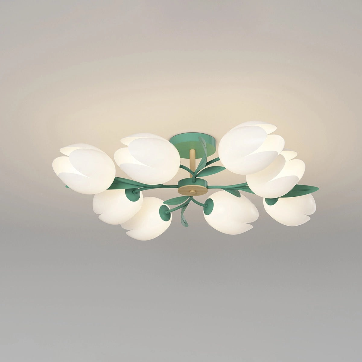 Feyran Magnolia Bud Living Room Chandelier