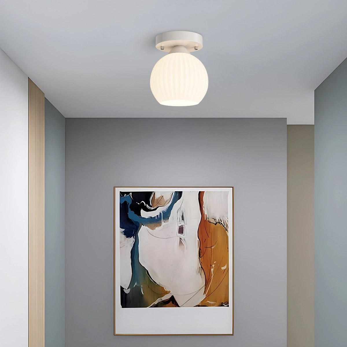Feyran Lily Of The Valley Foyer Ceiling Light