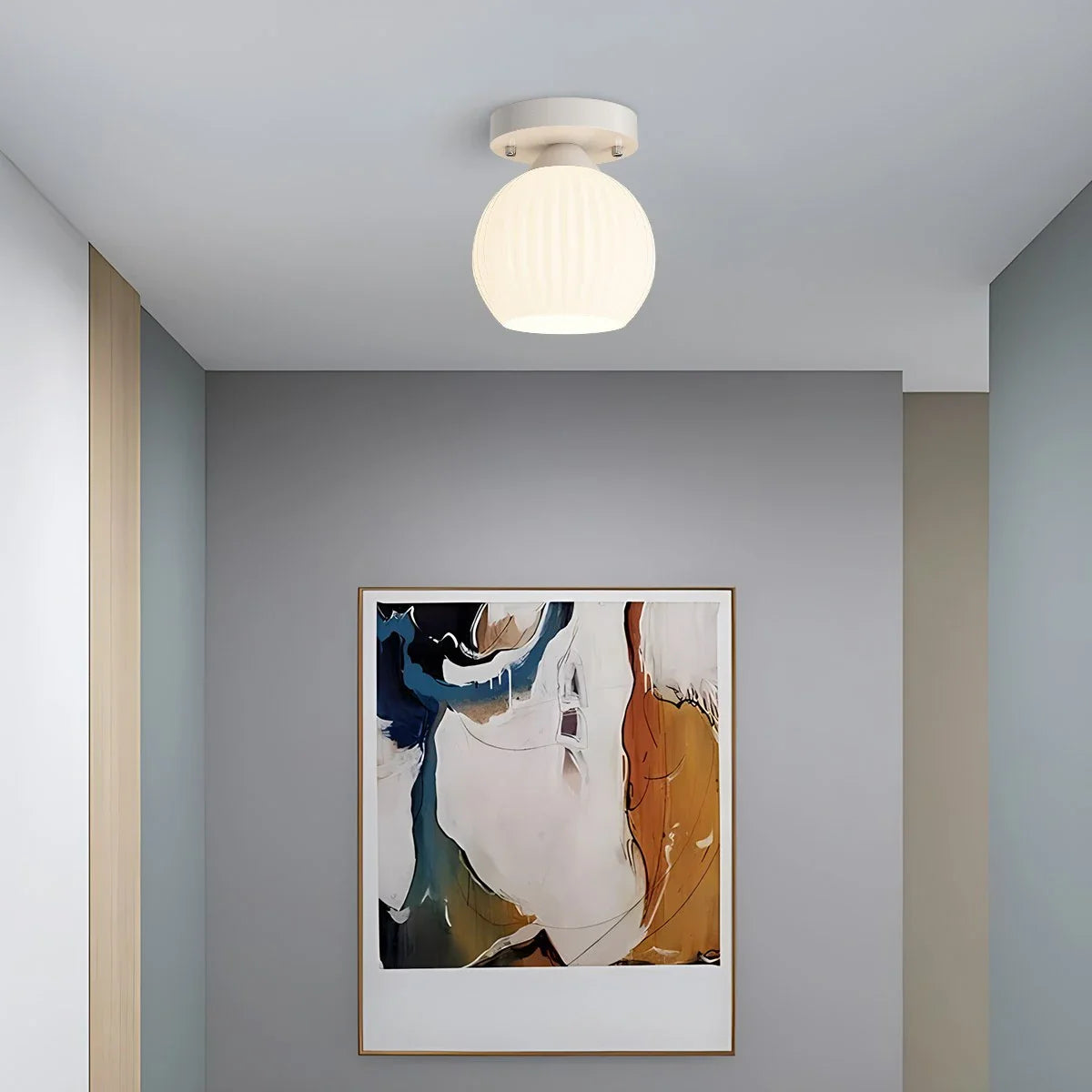 Feyran Lily Of The Valley Foyer Ceiling Light