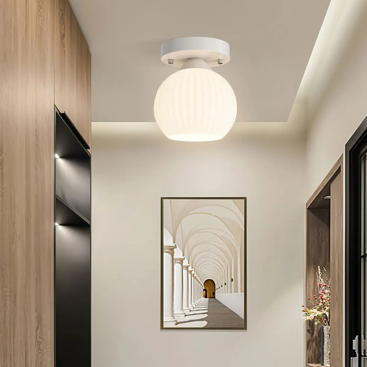Feyran Lily Of The Valley Foyer Ceiling Light