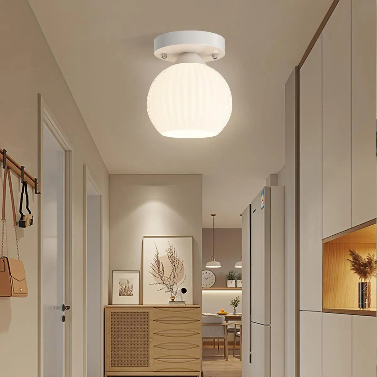 Feyran Lily Of The Valley Foyer Ceiling Light