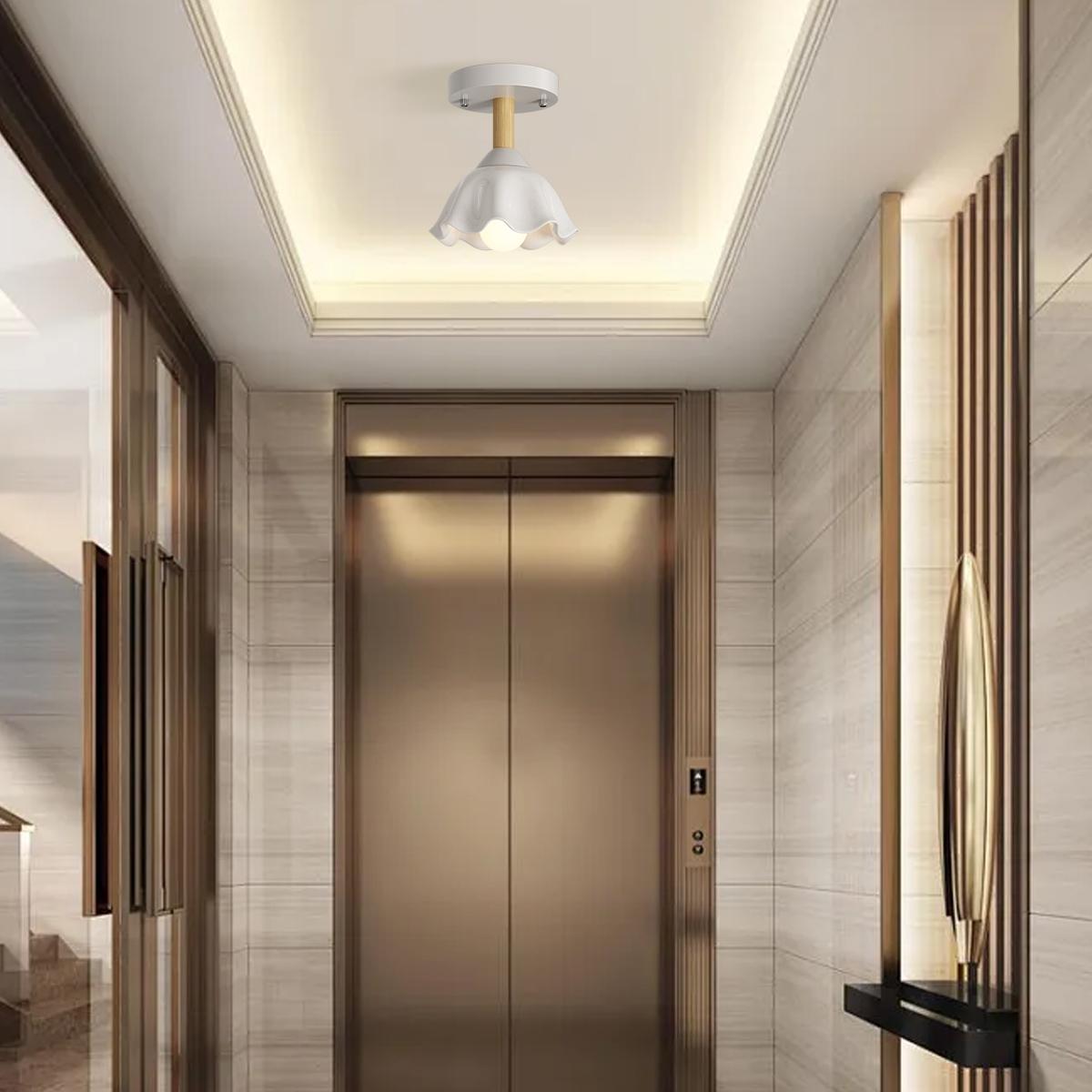 Feyran Pastoral Style LED Flower Ceiling Light