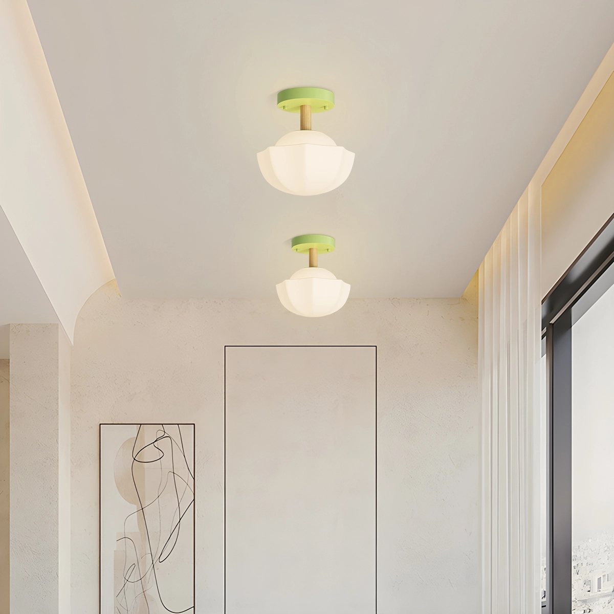 Feyran Creative Pastoral Style LED Ceiling Light