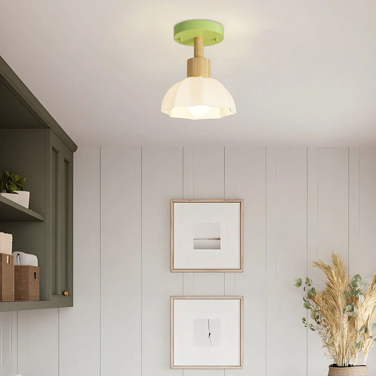 Feyran Nordic Corridor Glass Ceiling Lamp