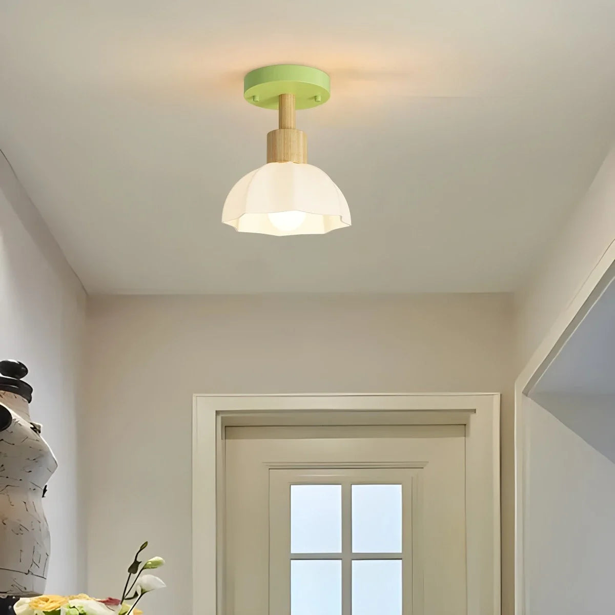 Feyran Nordic Corridor Glass Ceiling Lamp