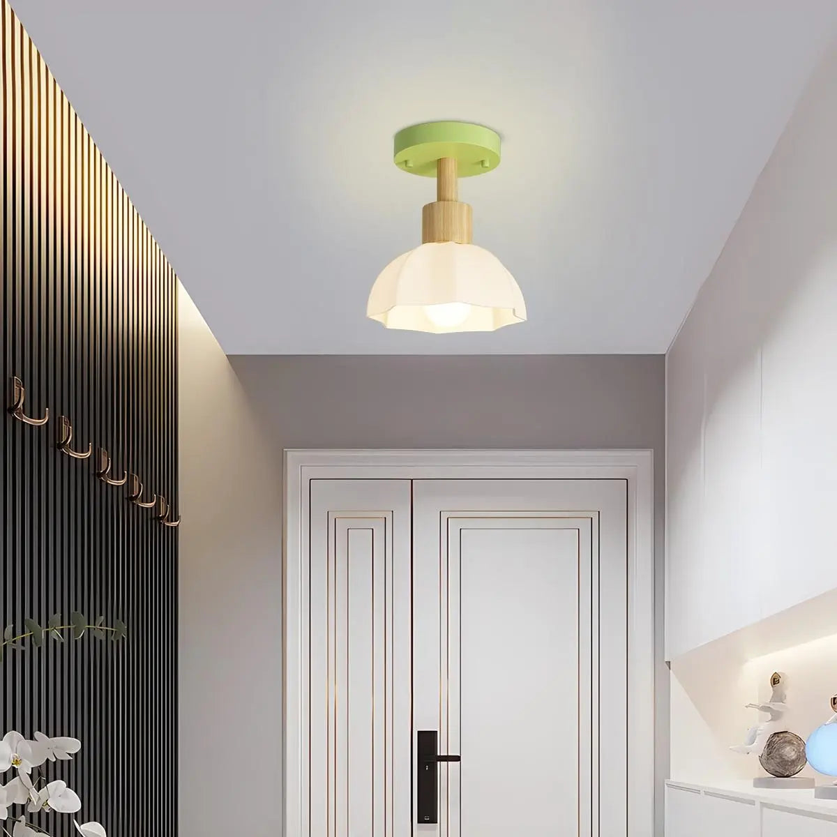 Feyran Nordic Corridor Glass Ceiling Lamp