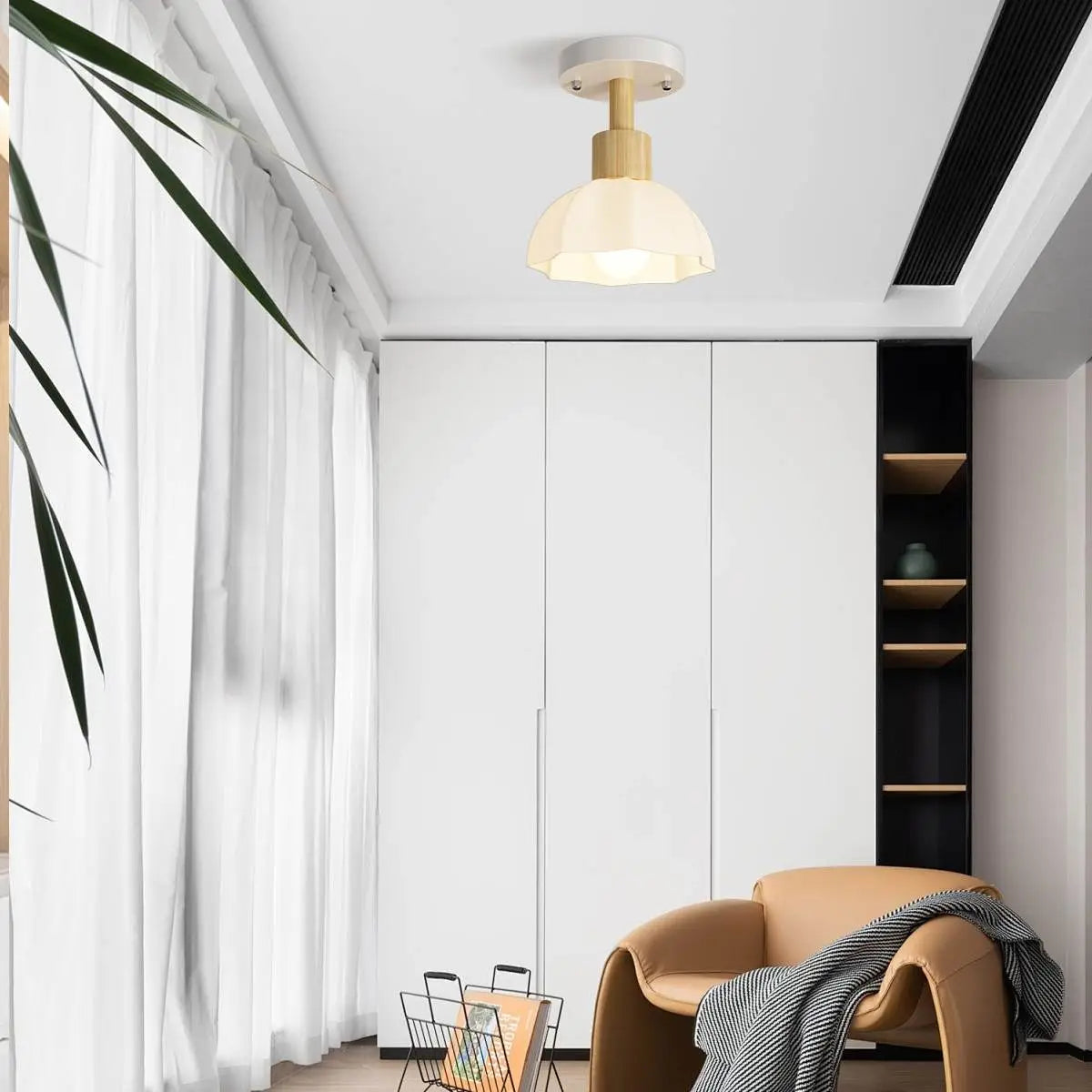 Feyran Nordic Corridor Glass Ceiling Lamp