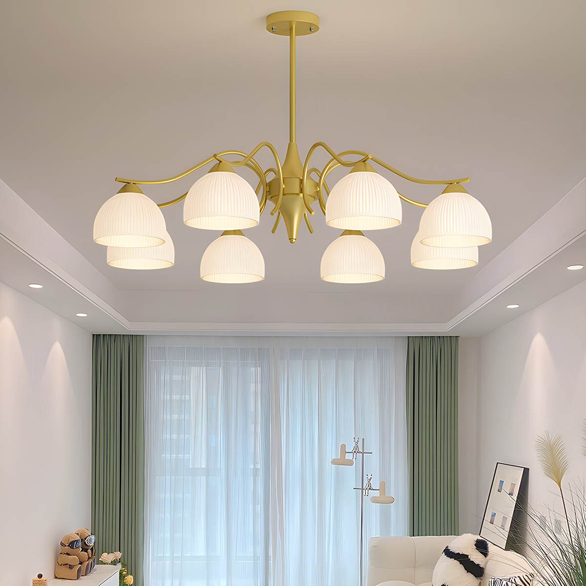 Feyran French Pastoral Living Room Chandelier