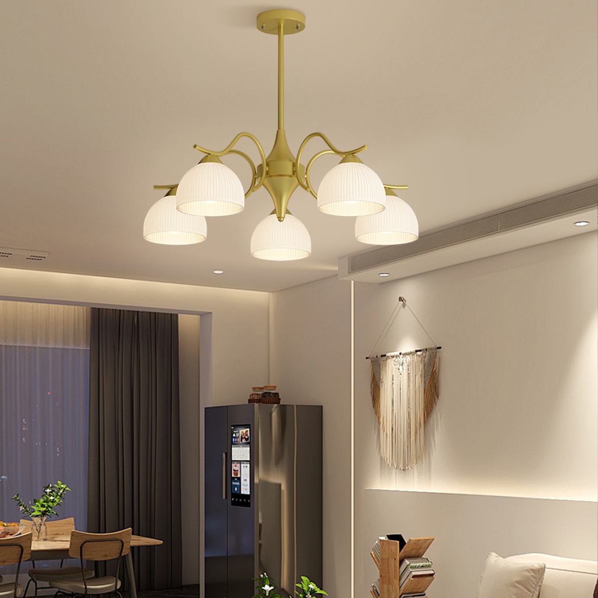 Feyran French Pastoral Living Room Chandelier