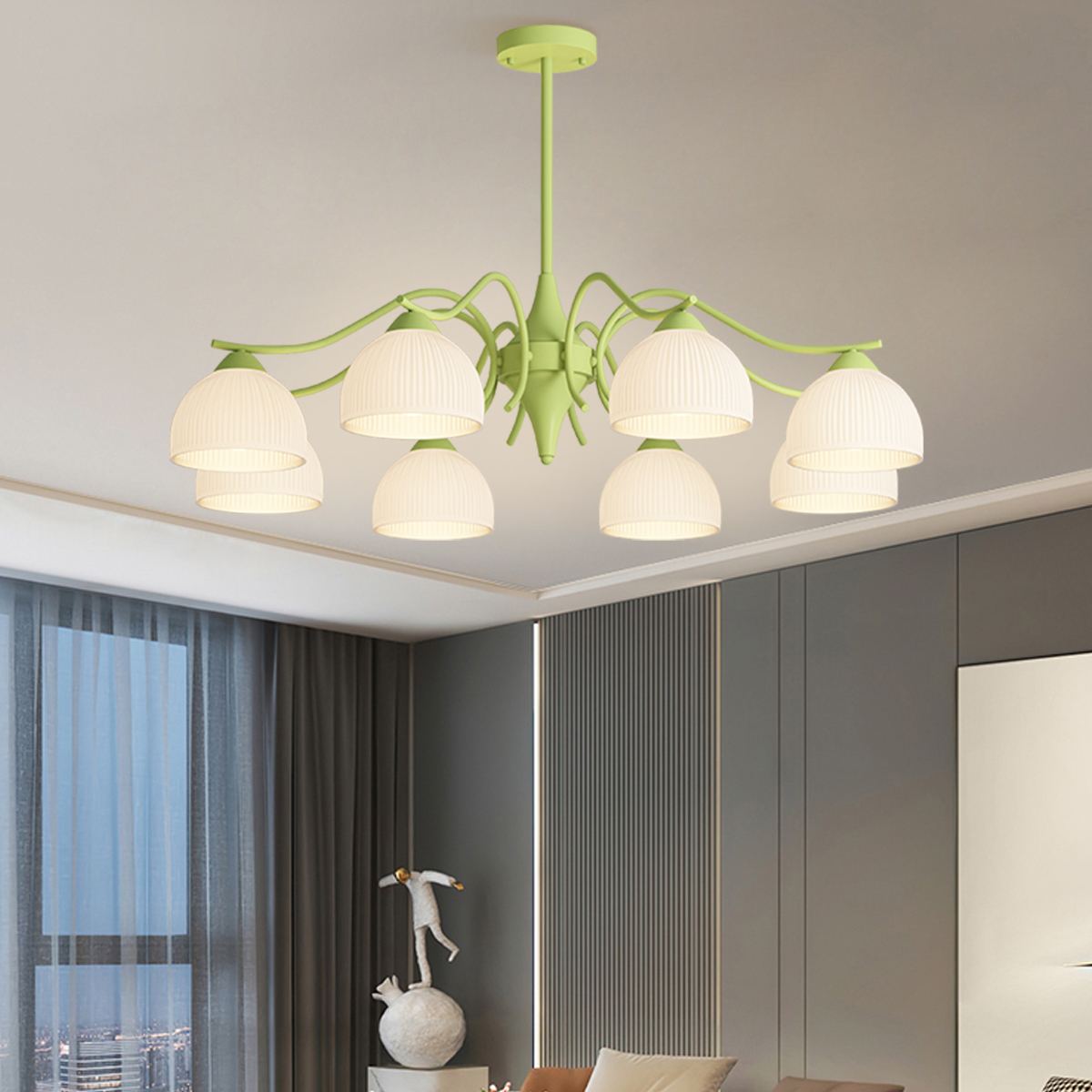 Feyran French Pastoral Living Room Chandelier