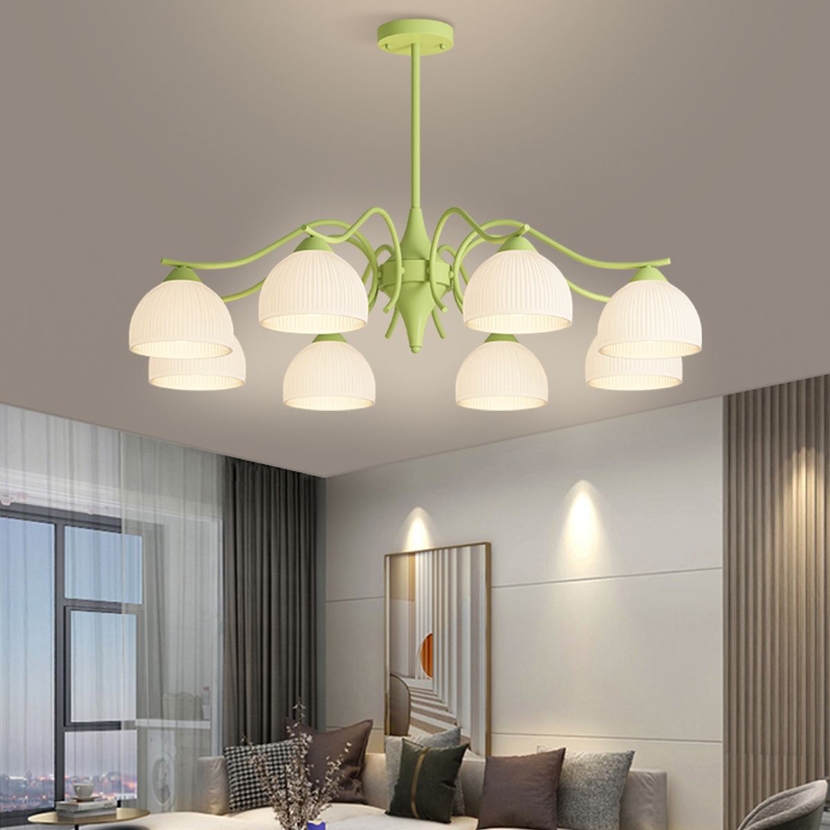 Feyran French Pastoral Living Room Chandelier