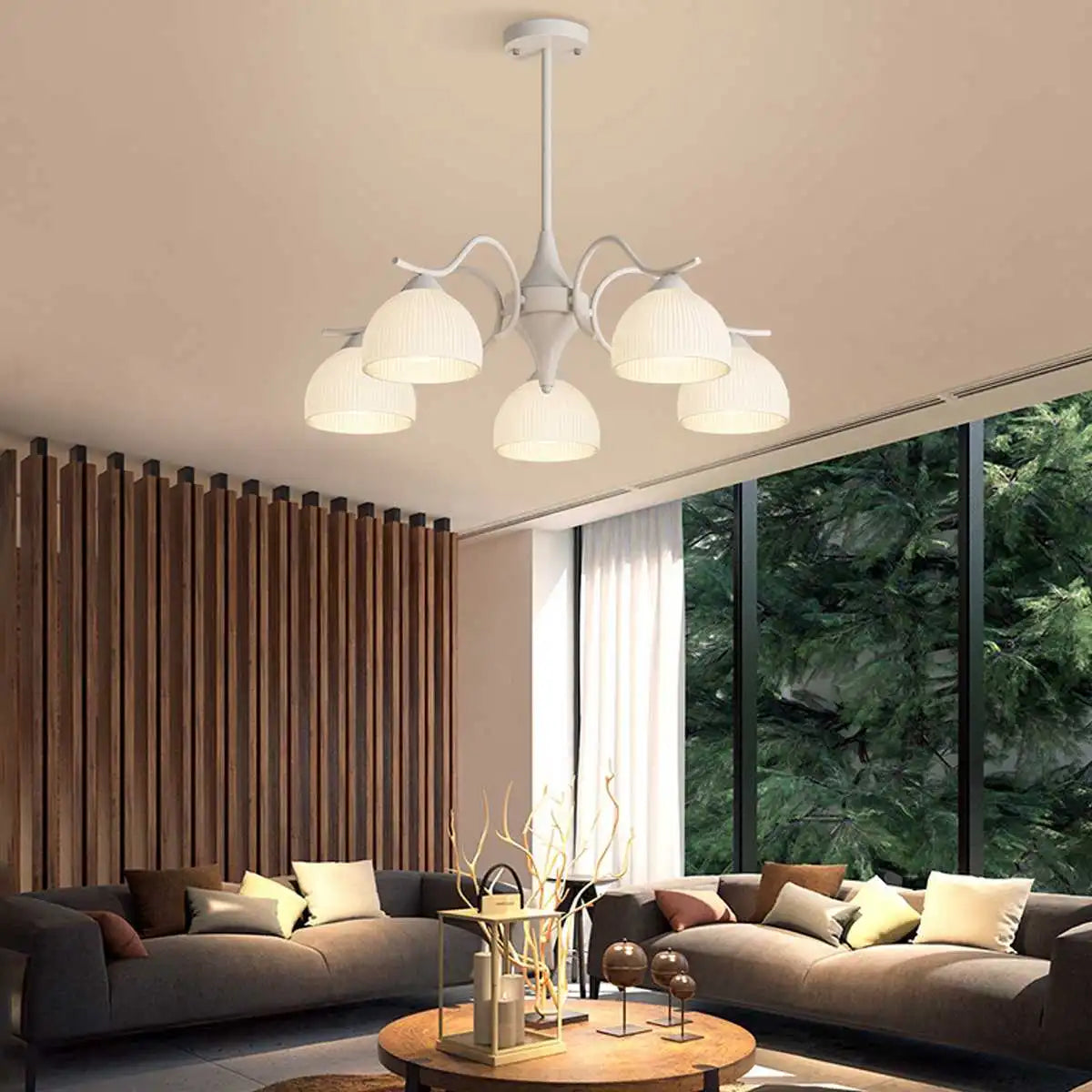 Feyran French Pastoral Living Room Chandelier