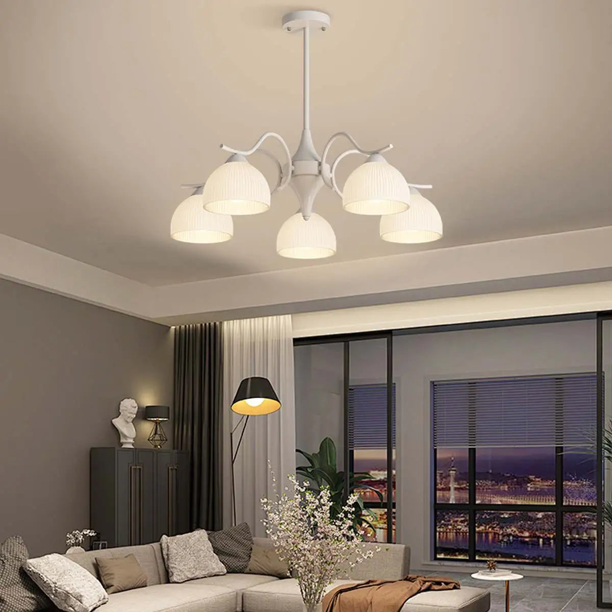 Feyran French Pastoral Living Room Chandelier