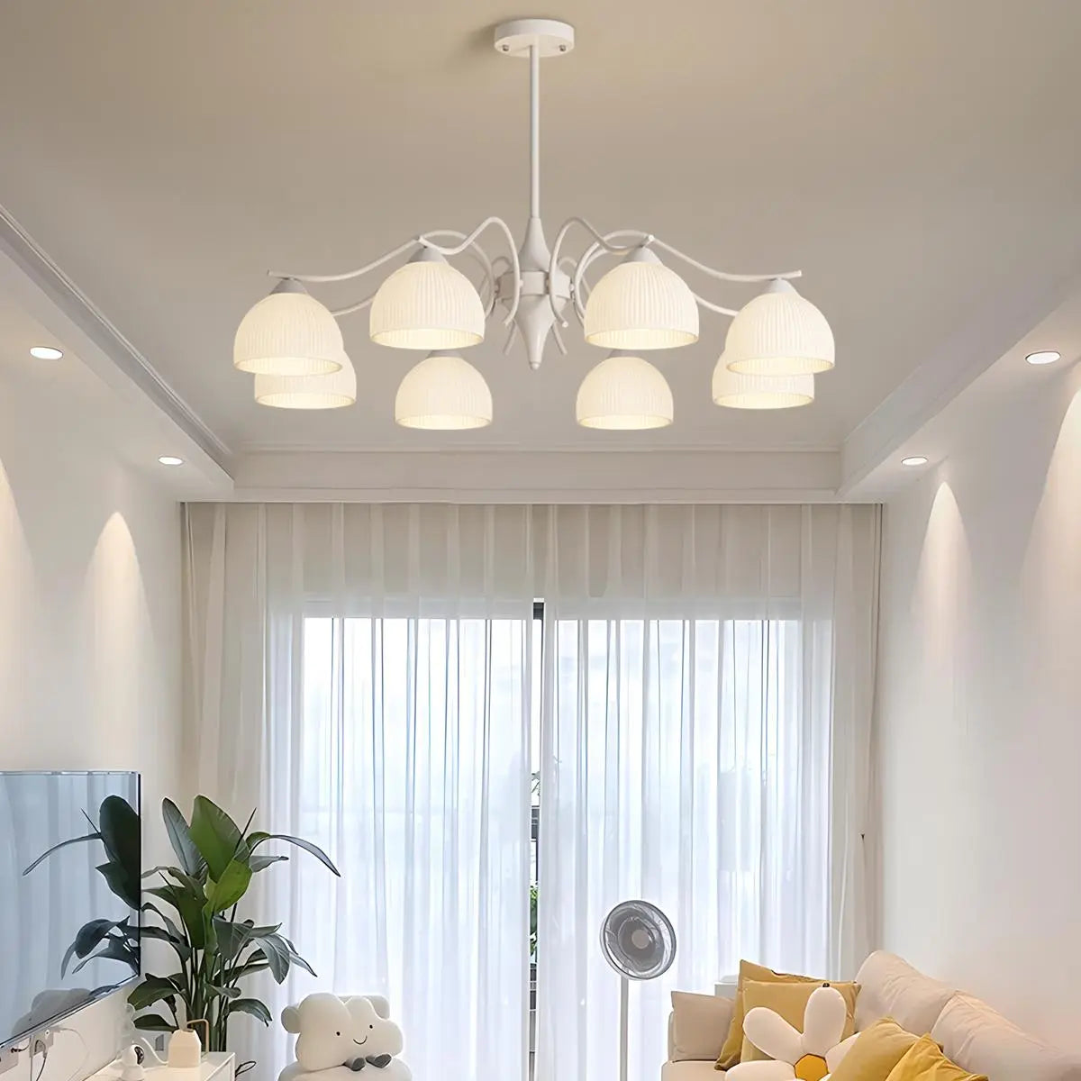 Feyran French Pastoral Living Room Chandelier