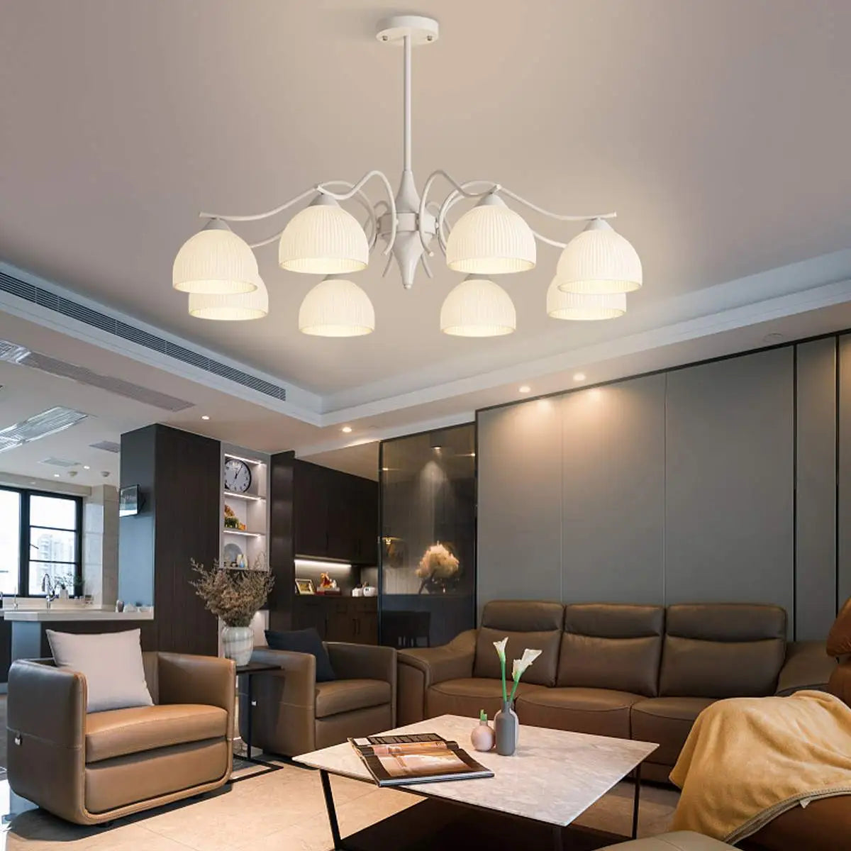 Feyran French Pastoral Living Room Chandelier