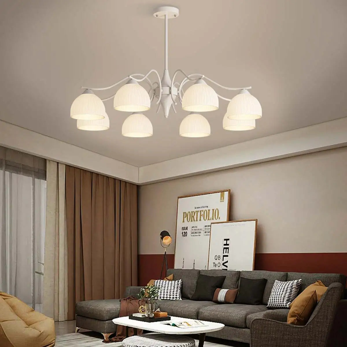 Feyran French Pastoral Living Room Chandelier