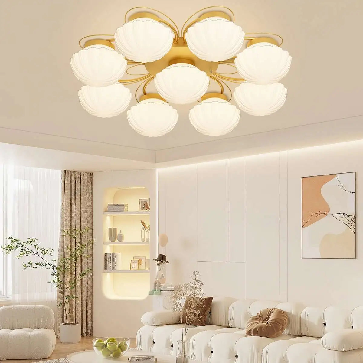 Feyran Creative Flower Living Room Ceiling Lamp