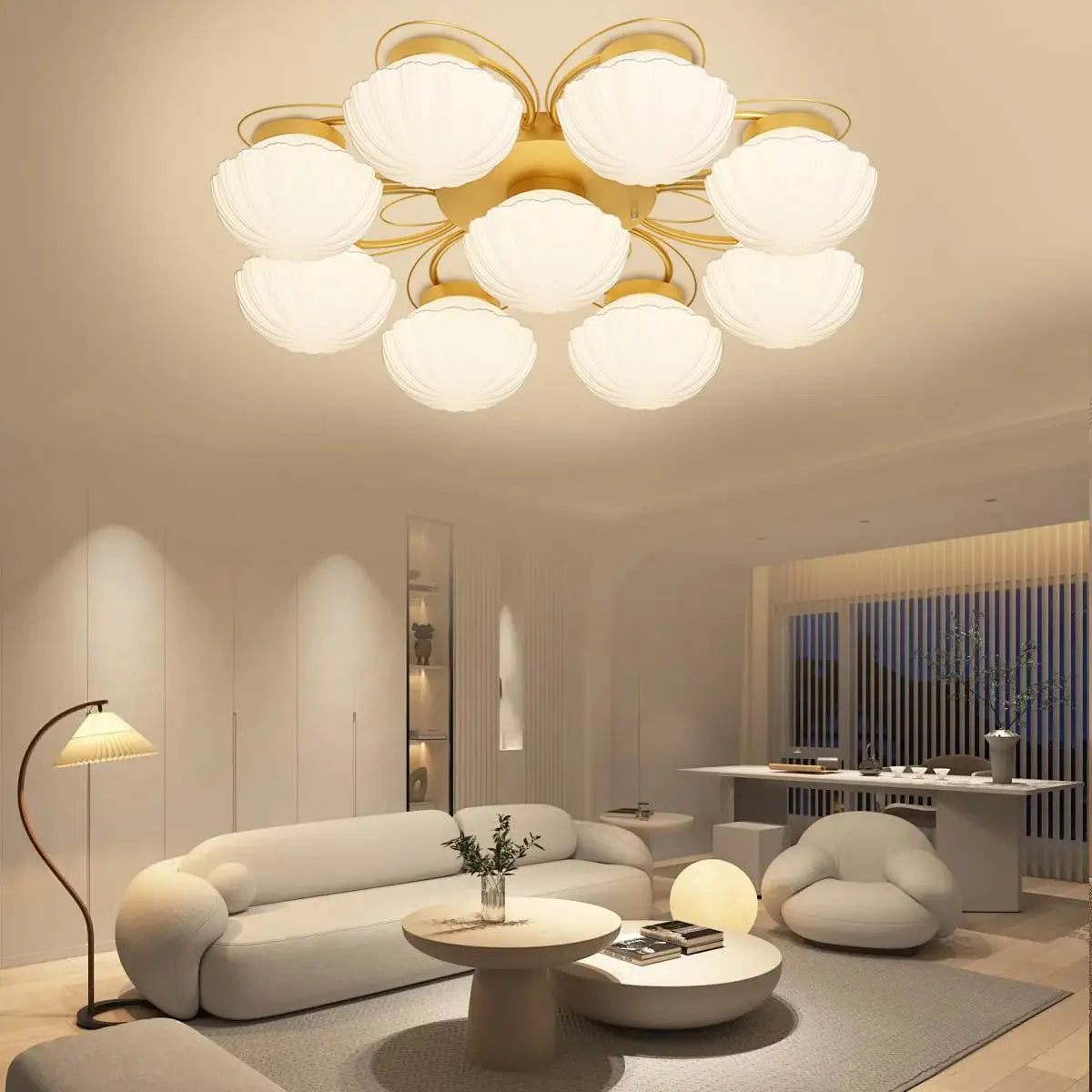 Feyran Creative Flower Living Room Ceiling Lamp
