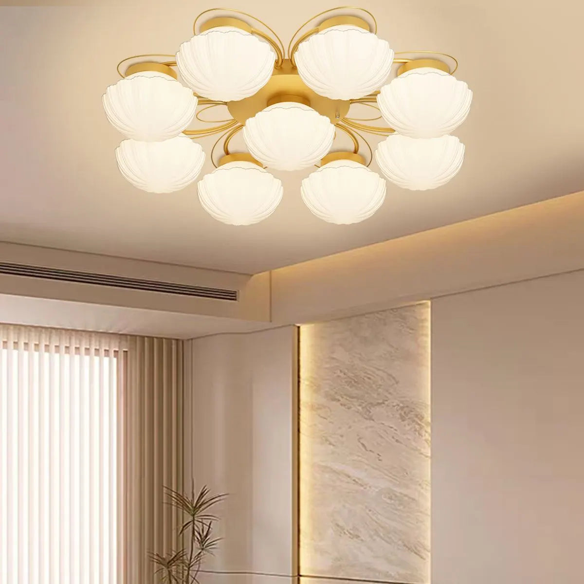 Feyran Creative Flower Living Room Ceiling Lamp
