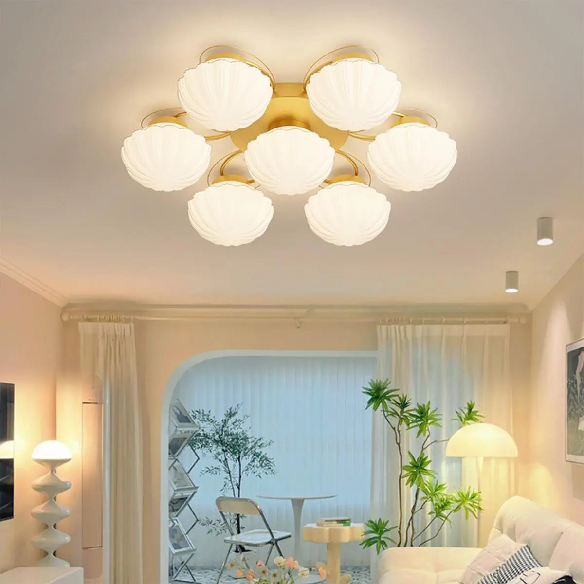 Feyran Creative Flower Living Room Ceiling Lamp