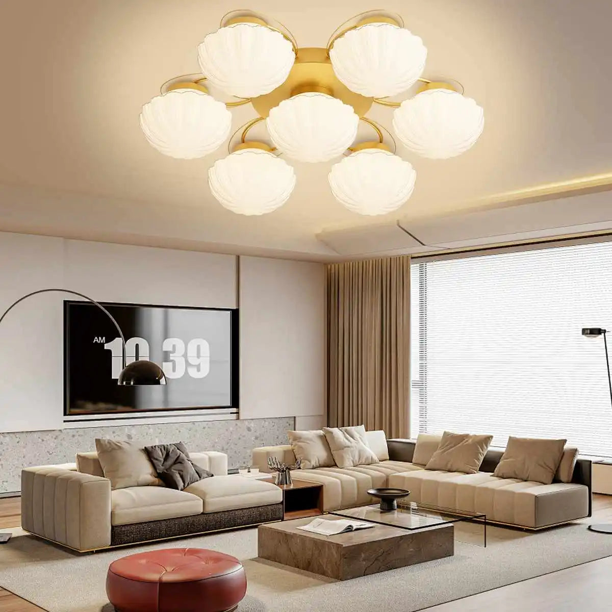 Feyran Creative Flower Living Room Ceiling Lamp